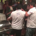 Farándula colombiana peleando en Brasil