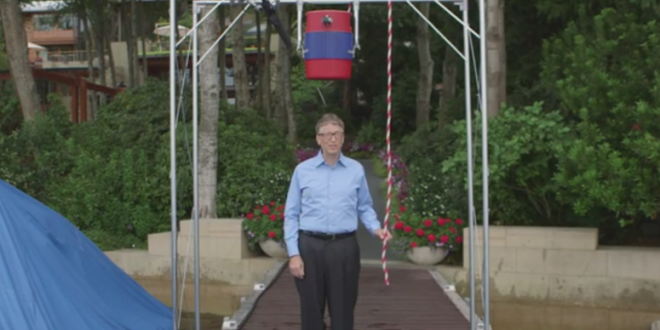 Bill Gates y Mark Zuckerberg también aceptaron “El reto del balde con hielo”