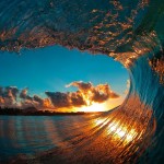 Fotos del interior de las olas