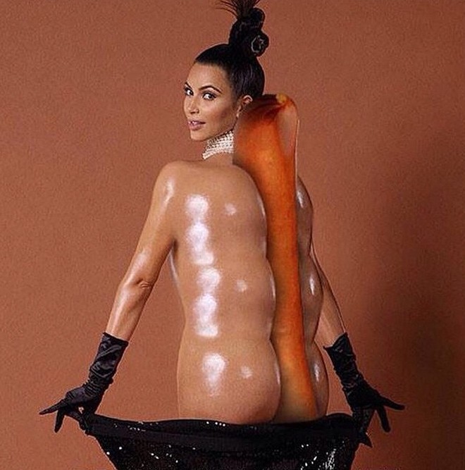 Naked ass kim ass lingerie nude