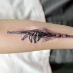 tatuajes con ilusiones ópticas