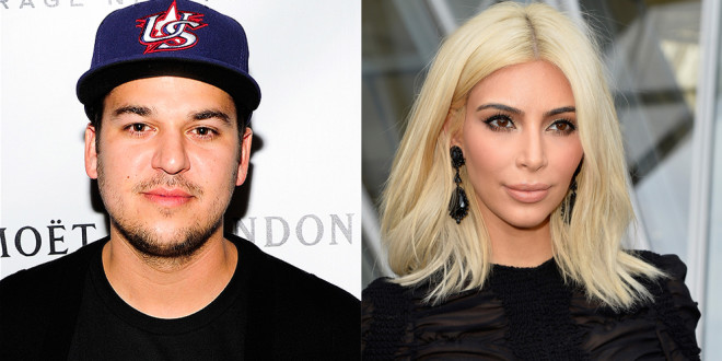 Kim Kardashian es insultada por su hermano Rob Kardashian