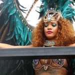 Rihanna se gozó el carnaval en su país natal