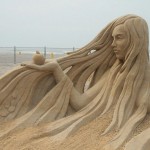 Maravillosas esculturas hechas en arena