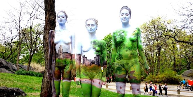 El camuflaje también es un arte. Sorprendentes fotos de pintura corporal