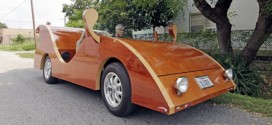 Sorprendentes carros hechos en madera. No son juguetes ni artesanías, son carros de verdad