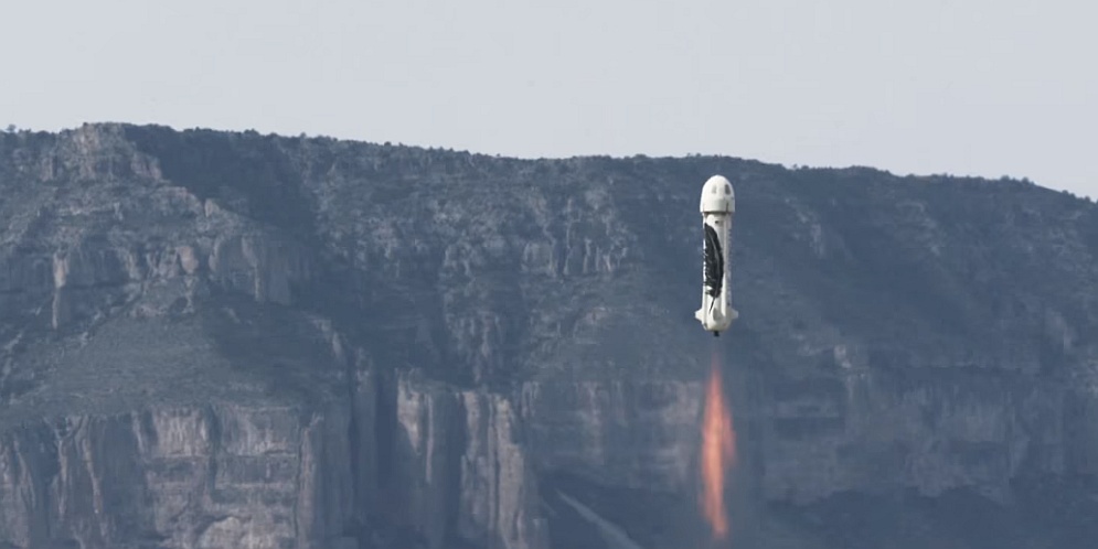 Video: prueban con éxito el primer cohete capaz de despegar y aterrizar verticalmente