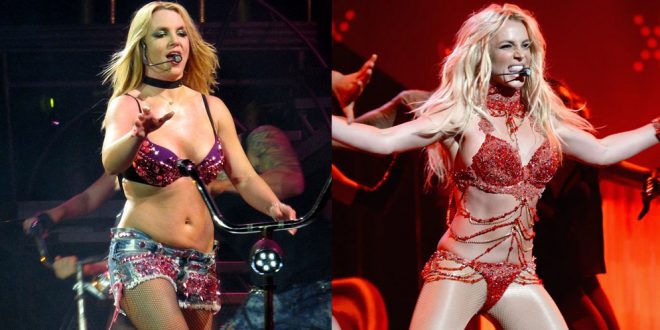 Evolución del cuerpo de Britney Spears. La princesa del pop impactó con su cuerpo en su último video