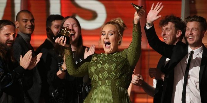 Adele venció a Beyoncé en la lista de ganadores de los Grammy 2017